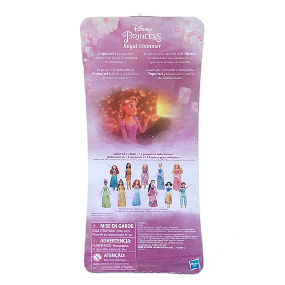 New in Box-Hasbro Disney Princess Royal Shimmer Doll -Rapunzle Tangled 11" - Picture 5 of 13